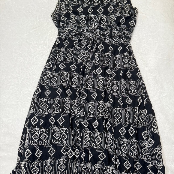 Vasna Desire Dresses & Skirts - Black and White Halter Maxi Dress